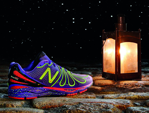 Boston shoe has glow-in-dark stars 