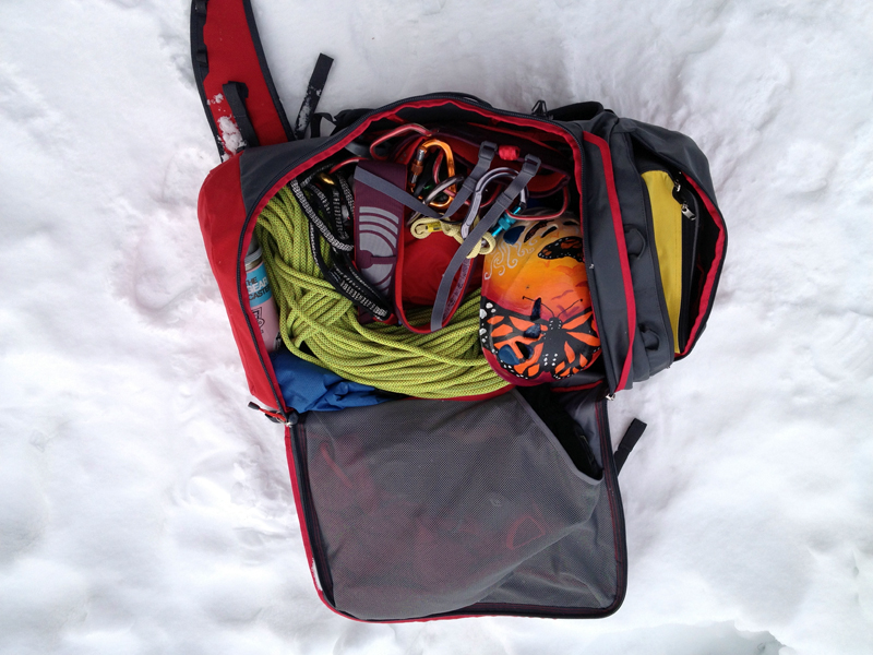 ice climbing backpack