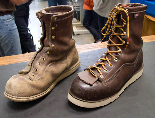 Factory Tour: Leather Boots, Made in USA, at Danner