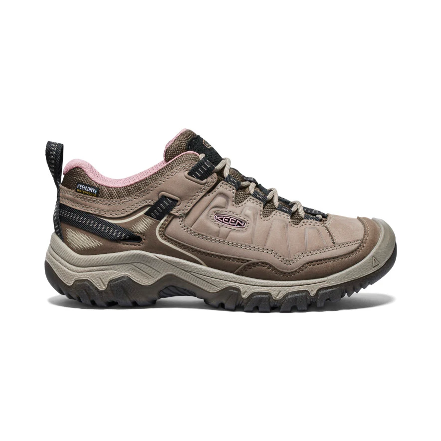 Woman's KEEN hiking shoe in pink/grey