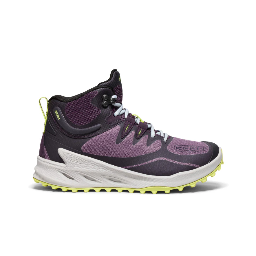 KEEN woman's hiking boot in purple colour