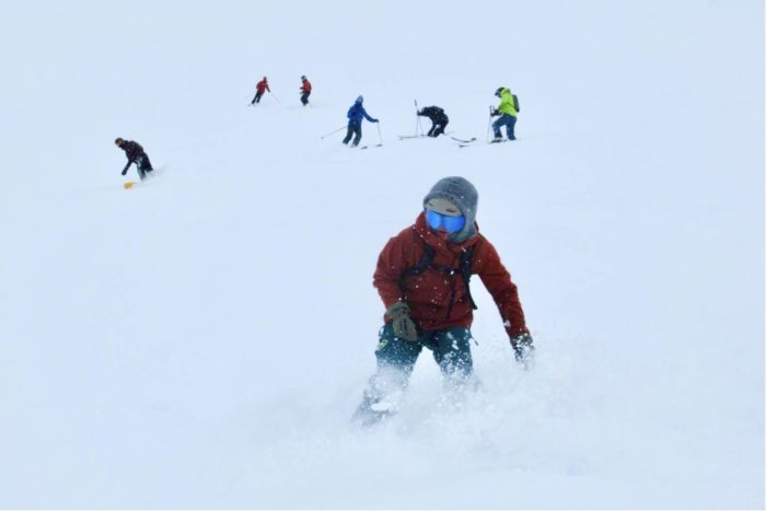 heli ski trip with the group; (photo/RK Heliski)